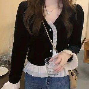 Velvet Blouse // NEW